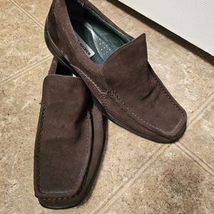 Men's Steve Madden Size 8.5 Brown Suede Loafers Driving Shoes